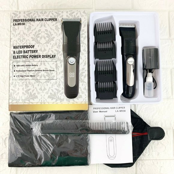 gooleen hair clippers for men cordless hair clippers beard trimmer professional